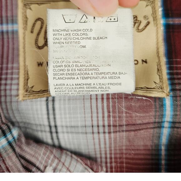 Wrangler Western Fashion Snap Shirt Mens Size XL XXL Pearl Snap Rodeo Cowboy - Picture 5 of 10